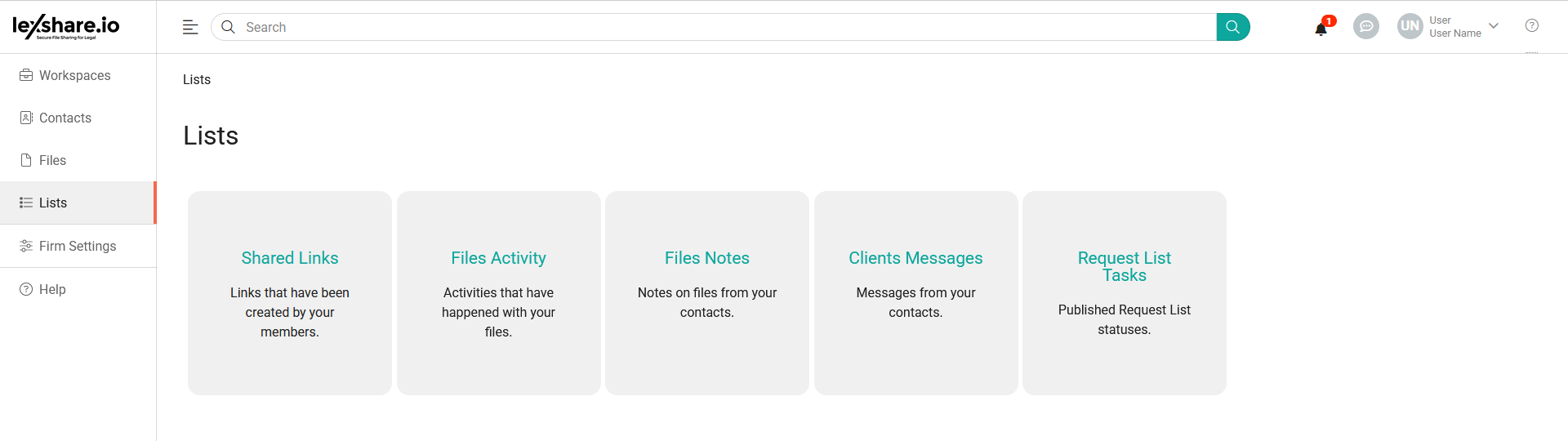 Lists